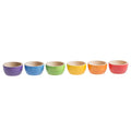 Grapat Houten Bakjes Regenboog - 6 Stuks