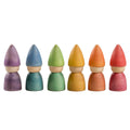 Grapat Nins® Kabouters Regenboog - 6 Stuks