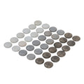 Grapat Mandala stenen grijs – 36 stuks