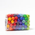 Grimm's Small Wooden Beads Rainbow - 120 pieces