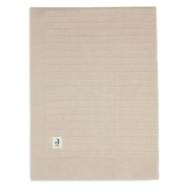 Jollein Deken Ledikant Pure Knit - Nougat