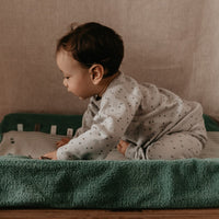 Snoozebaby Aankleedkussenhoes - Smokey Green2-min