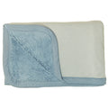 Snoozebaby Wiegdeken 75 x 100 cm Gots - Licht Blauw
