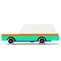 Candylab Candycar Teal Wagon – houten speelgoedauto