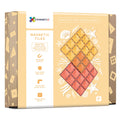 Connetix Tiles Pastel Base Plates Lemon &amp; Peach 2pcs