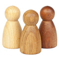 Grapat Houten Nins® Poppetjes - 3 Stuks