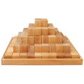 Grimm's Pyramid Blocks Large - 100 pieces Natural