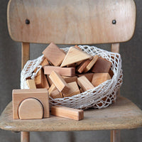 Grimms Naturel Houten Geo Blokken 60 stuks Grimms