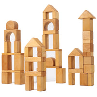 Grimms Naturel Houten Geo Blokken 60 stuks Grimms