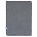Jollein Crib Blanket Pointelle 100x150cm Storm Gray