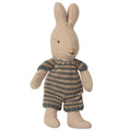 Maileg Mini Knuffelkonijn Grijs in Romper - 16 cm