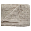 Mushie Knitted Blanket Honeycomb 80 x 100 cm