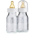 Natursutten Set Van Twee Glazen Drinkflessen 120ml