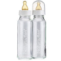Natursutten Set Van Twee Glazen Drinkflessen 240ml
