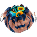 Play and Go Opbergzak-Speelmat Outdoor Mokka Stripes