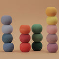 Raduga Grez Wooden Blocks Round Rainbow